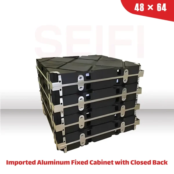 کابینت آلومینیومی وارداتی فیکس پشت بسته 64*48