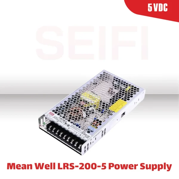 منبع تغذیه سوئیچینگ 5 ولت 40 آمپر مدل LRS-200-5