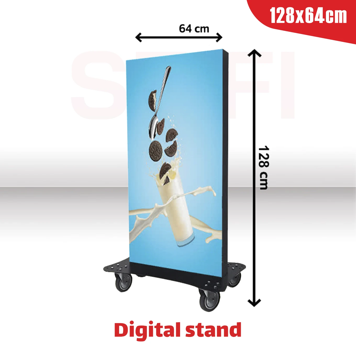 استند دیجیتال 64*128